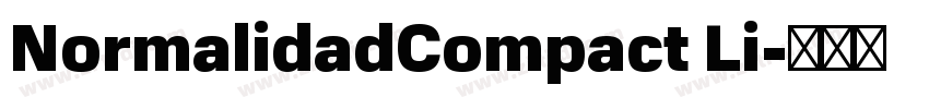 NormalidadCompact Li字体转换